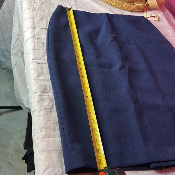 Anne Klein The Executive Collection Navy Blue Pencil Skirt Women's Size 4 NWT - Picture 15 of 16